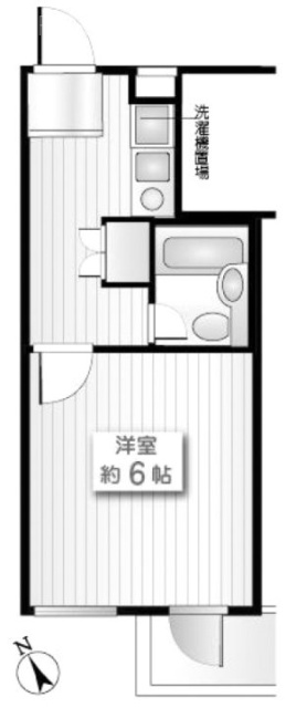 フェニックス代々木上原ビル4F 間取り図