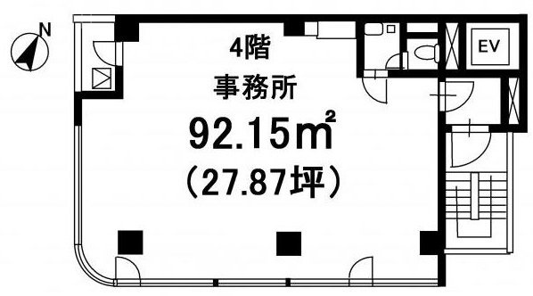 タイシップビル4F 間取り図