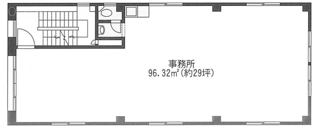 下落合サンプロビル3F 間取り図