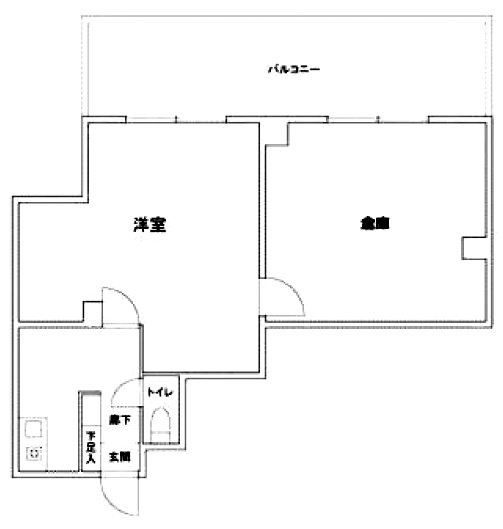 コンフォリア麻布台105 間取り図