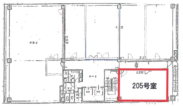 わかちく千葉ビル205 間取り図