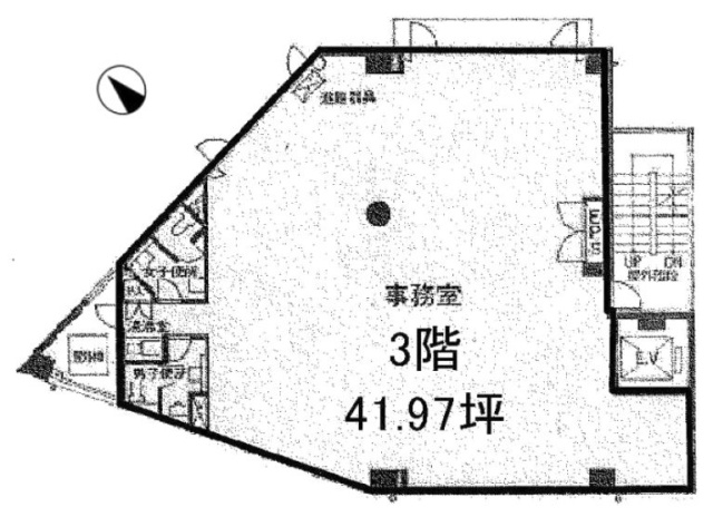 赤坂ヒルサイドビル3F 間取り図
