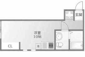 ヘスティン東麻布1F 間取り図