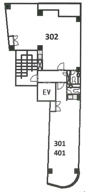 恵比寿亭ビル302 間取り図