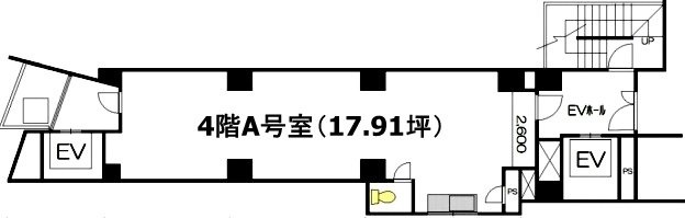 河野ビルA 間取り図