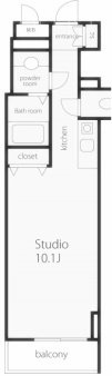 VORT銀座residence403 間取り図