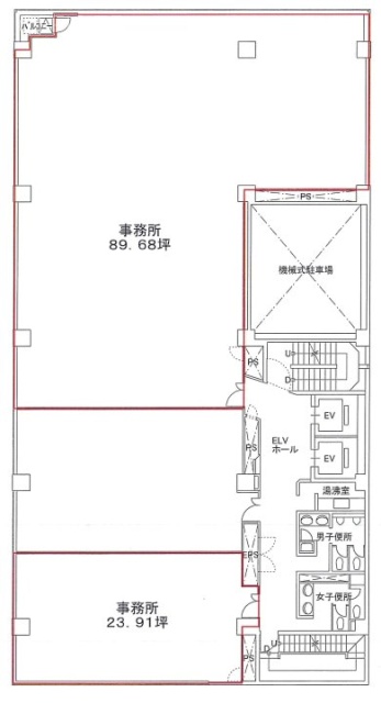 新横浜望星ビル2F 間取り図