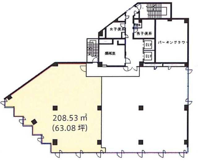 第2龍名館ビル5F 間取り図