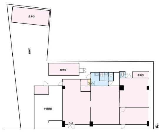 ヒルトップⅡ1F 間取り図