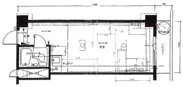 トーカン新宿第2キャステール11F 間取り図