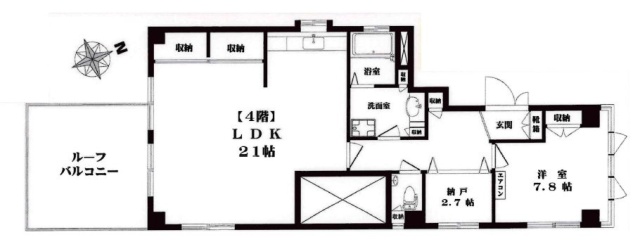 NTビル4F 間取り図