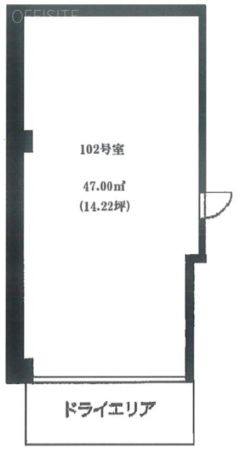 コルティーレ目黒大岡山ビル102 間取り図