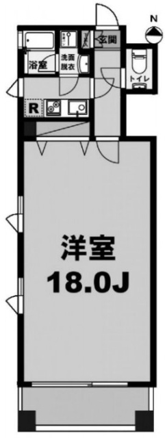 月村マンションNo273F 間取り図