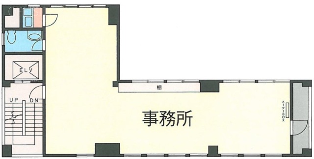 キングビル6F 間取り図