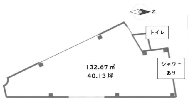 ノアビル1F 間取り図