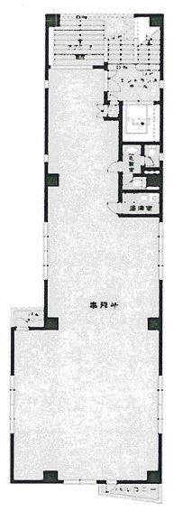 上荻井口ビル1F 間取り図