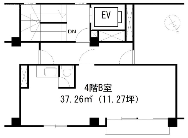 六本木DMビルB 間取り図