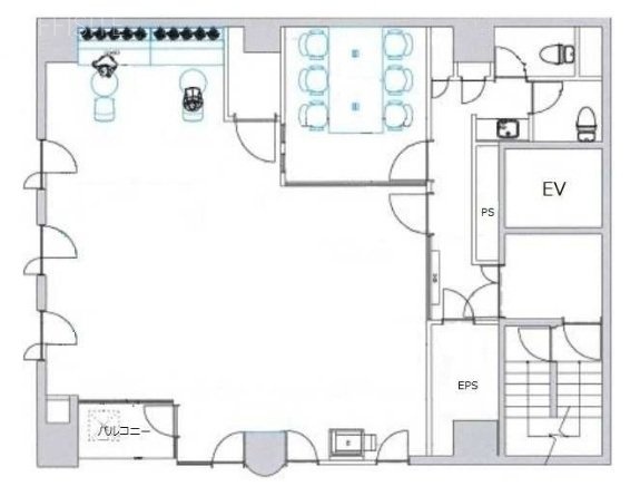 神田IKビル10F 間取り図