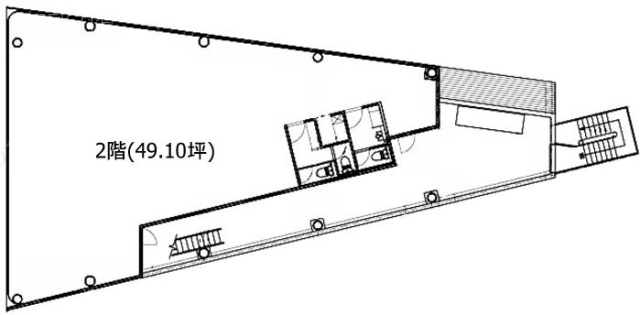 久が原駅前ビル2F 間取り図