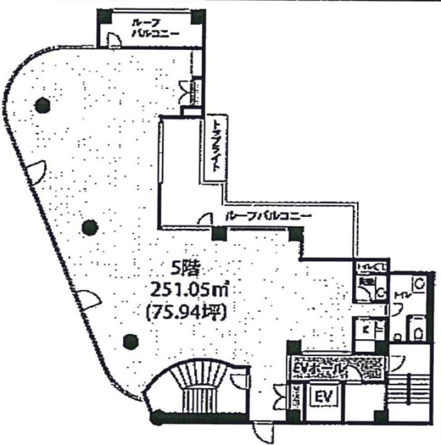 桜丘ビル5F 間取り図