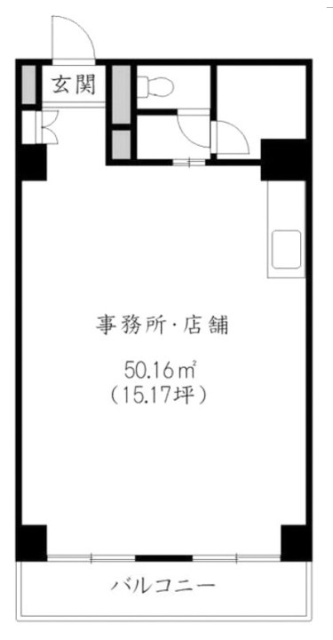ユニオンビルヂング202 間取り図