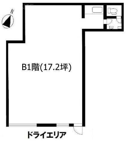 ラフォーレ中野ビル1A 間取り図