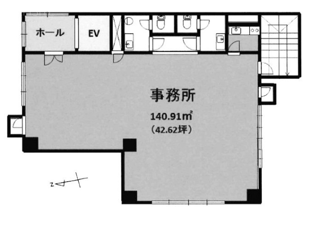 青山MSビル6F 間取り図