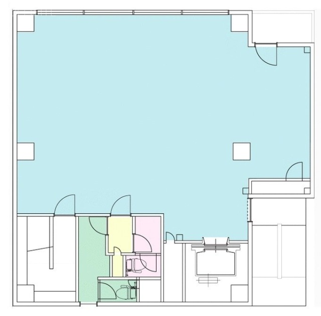 TOWAイマス亀戸ビル2F 間取り図