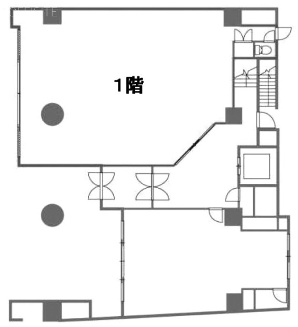 オーキッドプレイス田町ビル1F 間取り図