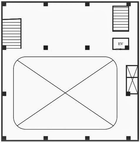 馬車道スクエアビルA 間取り図