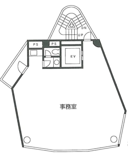 ランドコム麻布台7F 間取り図