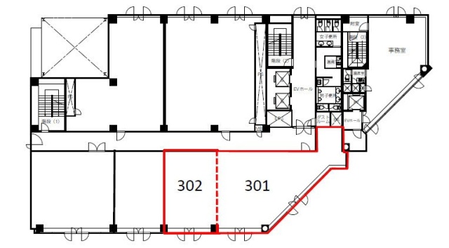 ウララ3301分割 間取り図