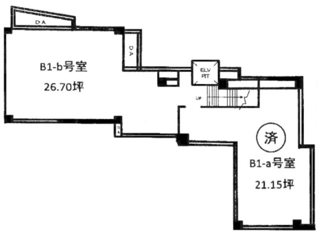 北新宿ユニオンビルB 間取り図