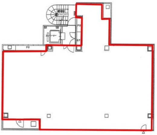 光澤堂GINZAビル5F 間取り図