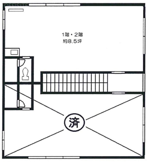 大西屋ビル102 間取り図