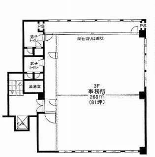 染矢グロービル3F 間取り図