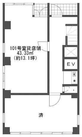 松村ビル101 間取り図