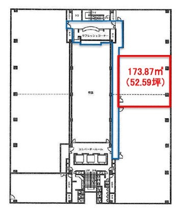 N&Fビル13F 間取り図