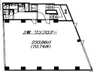 住吉町太田ビル2F 間取り図