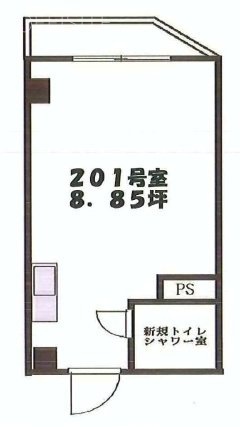 三船ビル201 間取り図