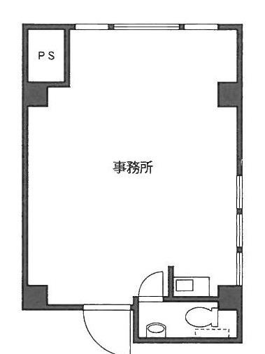 アザブビルディングNo.3A 間取り図