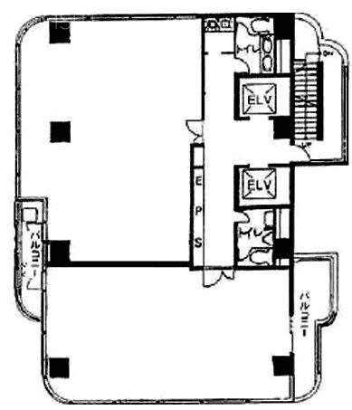 大伴(オオトモ)ビル8F 間取り図