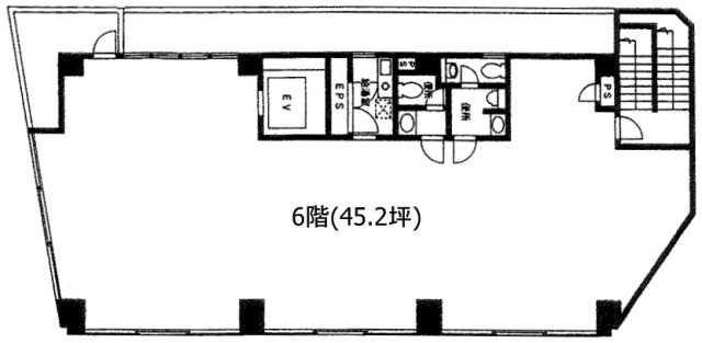 第3ナカノビル6F 間取り図