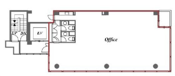 NS麻布十番ビル12F~13F 間取り図