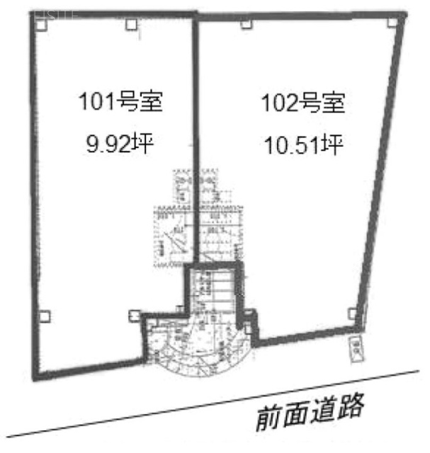 La VIDRIERA De EMI(ラビドリエラデエミ)ビル101 間取り図