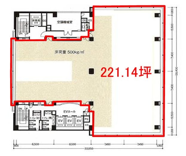 SOUTH PORT品川5F 間取り図