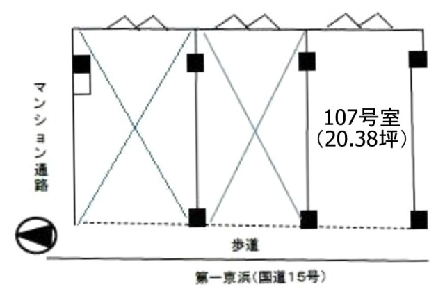 大森パークハイツ107 間取り図