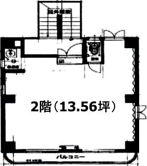 サンライズⅡ2F 間取り図