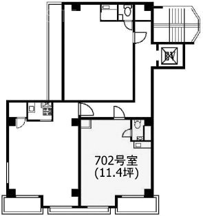 パイザ恵比寿ビル702 間取り図