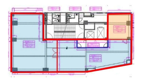 goodoffice品川(ネオ東京ビル)4F 間取り図